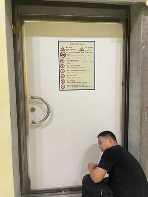 Dobra cena. Stalowe drzwi ochronne MRI ASTM Drzwi ochronne przed promieniowaniem UL 90 minut w Internecie